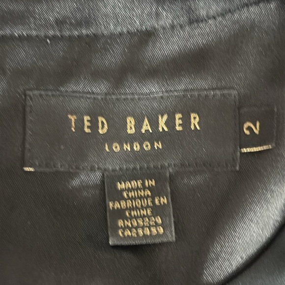 Ted Baker Vinata Embellished Cap Sleeve Statement Dress in Black - Size 6 (US) - Picture 7 of 12